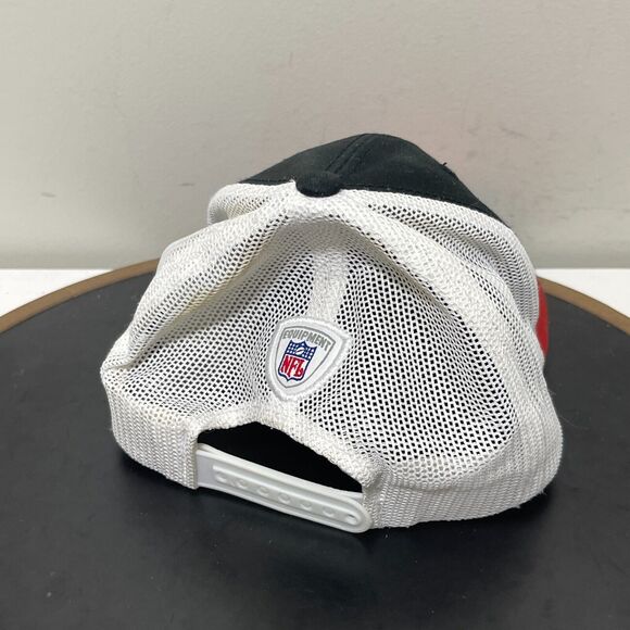 Vintage Atlanta Falcons Reebok Snapback Trucker Mesh Black red White - Picture 3 of 7